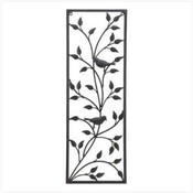 Wrought Iron - Songbird Wall Panel
