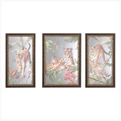 Golden Tiger - 3 Piece Mirror Set