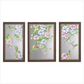 3 Piece - Hummingbird Mirror Set