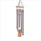 Aluminum and Wood Wind Chime