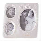 White Porcelain Wedding Photo Frame