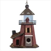 Wood Lighthouse Birdhouse