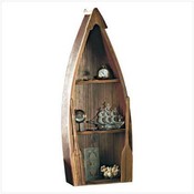 Rowboat Curio Shelves