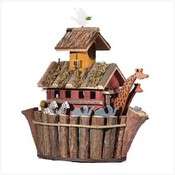 Wood Noah Ark`S Birdhouse