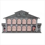 Pewter School House 13-Photo Frame