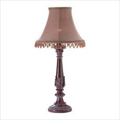Mahogany Lamp/Bead Shade