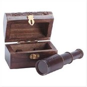 Telescope in Mango Wood Box