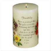 Friendship Poem Candle