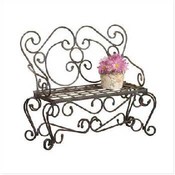 Metal Rustic Planter/Bench
