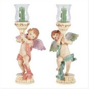 Cherub Candlesticks