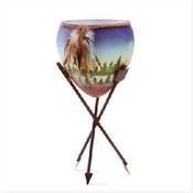 Southwest Pottery on Arrow Stands