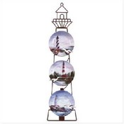 Porcelain Lighthouse Plates Set