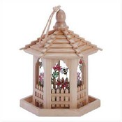 Stained Glass Gazebo Birdfeeder
