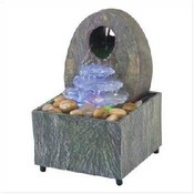 Alab. Color Led Rocks Fountain