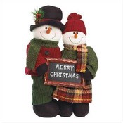 Snowman Couple