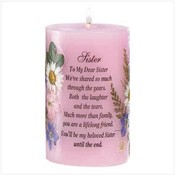 Sister/Dried Flowers Candle