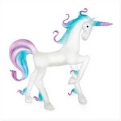 Glass Purple &amp; Blue Unicorn