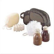Man's Bath Set-Mesh Travel Bag