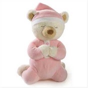 Pink Girl Prayer Bear