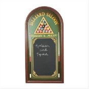 Billiards Menu Board