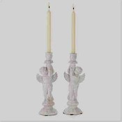 Renaissance Angel Candleholders
