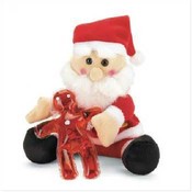 Santa Plush With Bath Gel