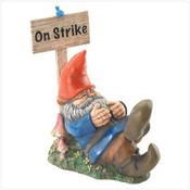 On Strike Garden Gnome