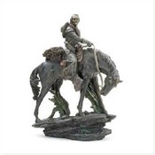 Liberty Bronze Cowboy On Horse