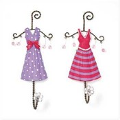 Set Of 2 Polka Dots Dress Hook