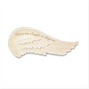 'Moms are Angels in Disguise' Feathered Wing Sign