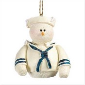 Navy Ornament