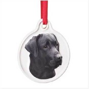 Black Lab Ornament