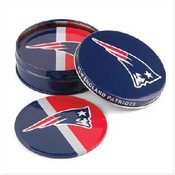 Tin Coaster Set - New England Patriots