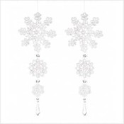 3 Tiered Snowflake Ornament