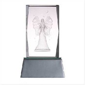 Angel Cube With Led Base