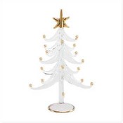 Christmas Tree Crystal Figurine
