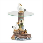 Seagull Mini Table W/Glass Top