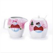 Snowman Sugar &amp; Creamer Set