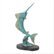 Aluminum Swordfish Statue