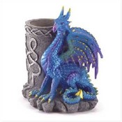 Sitting Dragon Pencil Holder