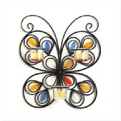 Butterfly Iron Candleholder