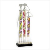 Masai Family Figure - Glass
