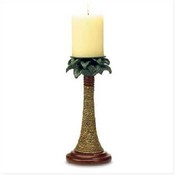 Set 2 Palm Tree Candle Holders