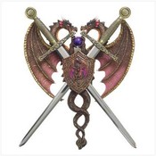 Dual Dragon Plaque Letter Openers