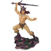 Viking Warrior with Sword Figurine