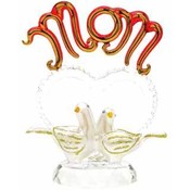 Mom' Glass Doves Figurine
