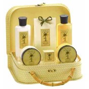 Pineapple Bath Set In Handbag