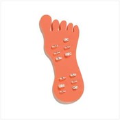 1 Dz Silver Plated Toe Rings