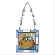 Stained Glass Noah`S Ark Frame