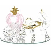 Pink Pumpkin Carriage-Glass
